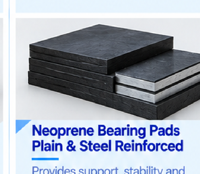 Neoprene Bearing Pads Plain & Steel Reinforced