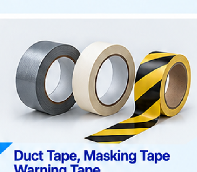 Duct Tape, Masking Tape & Warning Tape
