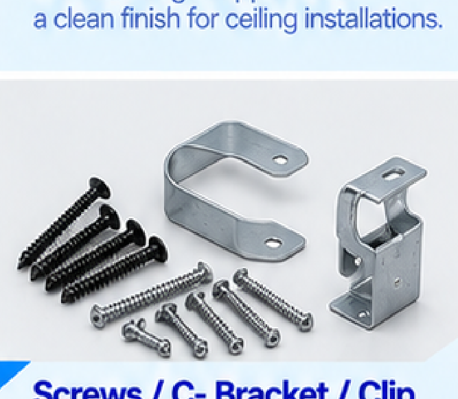 Screws, C-Bracket & Clip