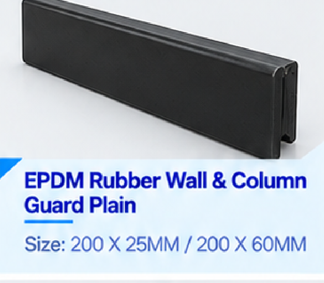 EPDM Rubber Wall & Column Guard Plain
